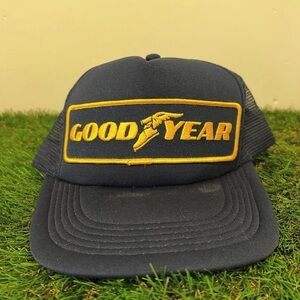 Goodyear Navy and Yellow Trucker Hat